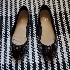 Kate Spade Black Ballet Flats